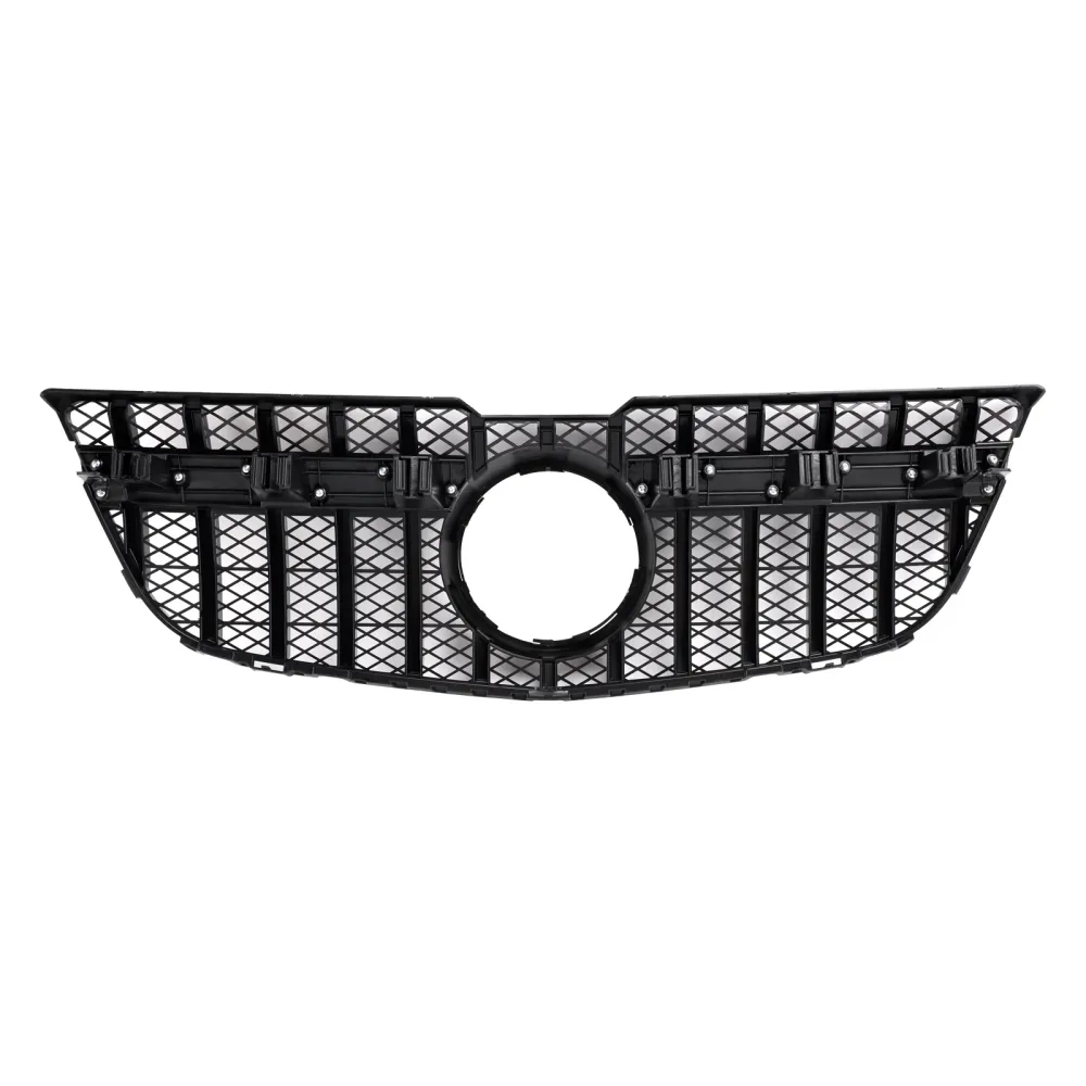 Front Grille Grill Mesh Chrome Mercedes Benz GLK X204 2013-2015 GT
