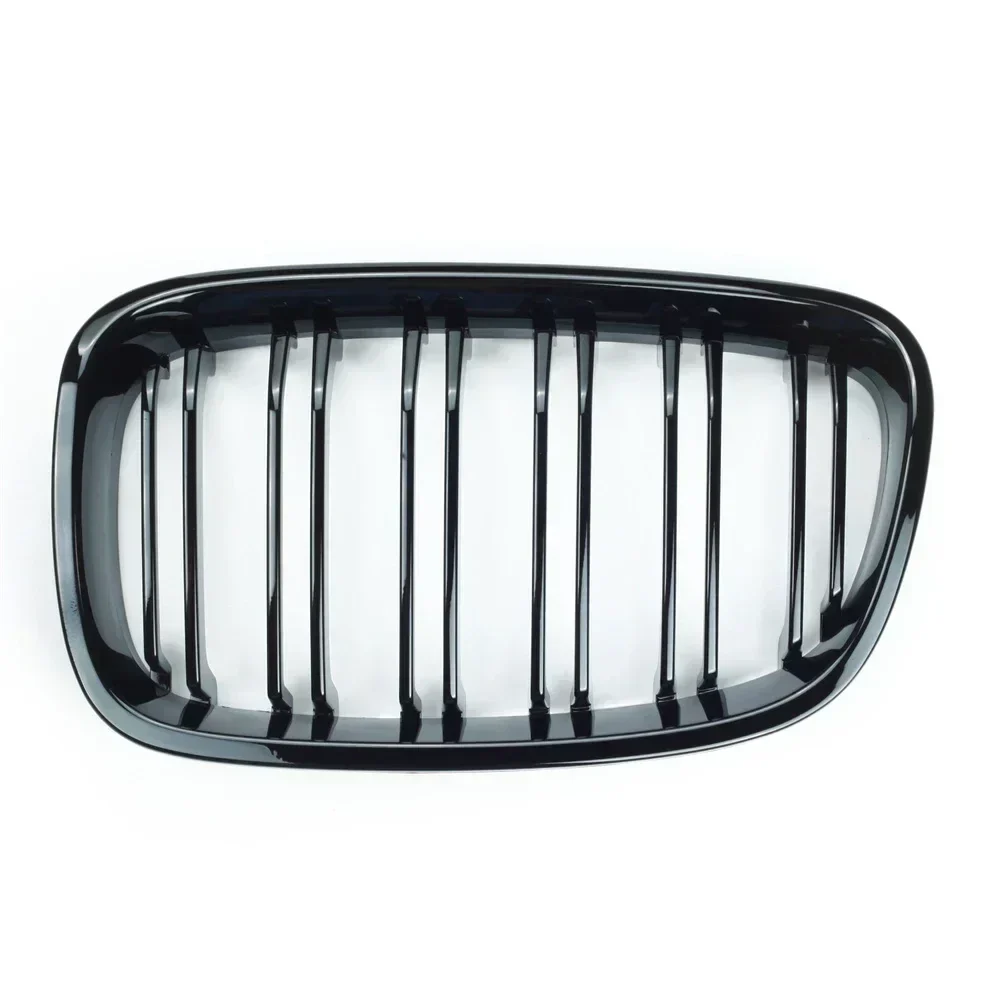 Front Grille Kidney Style BMW 1 Series F20 F21, Gloss Black ABS Plastic Direct Replacement