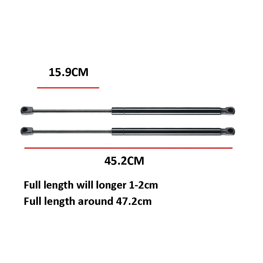 Front Hood Gas Spring Struts Kit Direct Fit Replacement Hyundai Tiburon Coupe 2003-2008