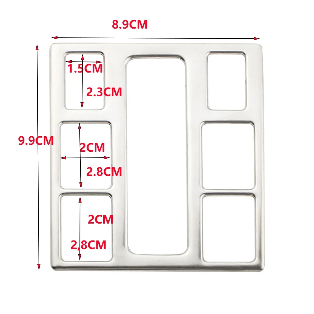 Front Reading Light Trim Stainless Steel Volkswagen T-Roc Interior Accent Cover Premium Finish