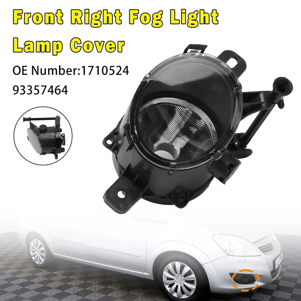 Front Right Fog Light Lamp Cover 1710525 93357465 Opel Zafira B (A05) 2008-2011
