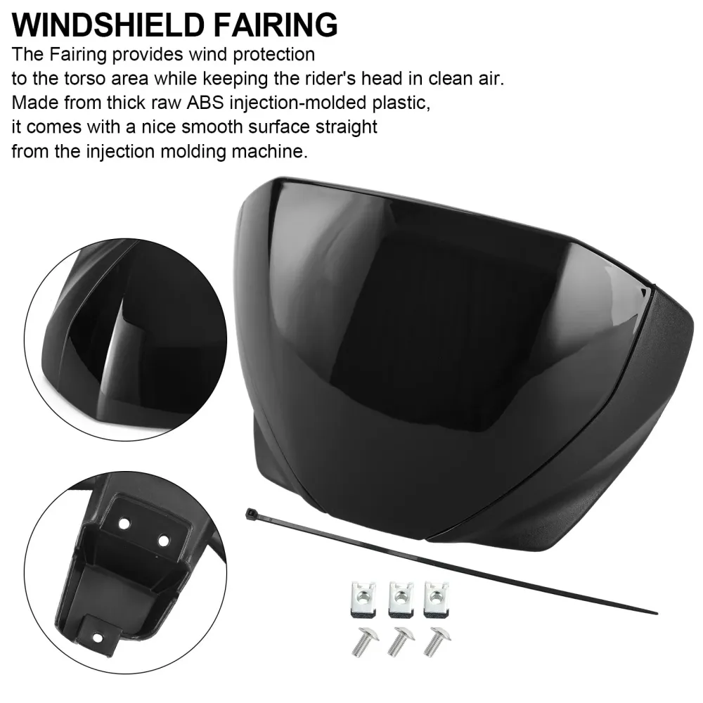 Front Screen Windshield Fairing Windscreen Deflektor Trident 660 2021+ generisk