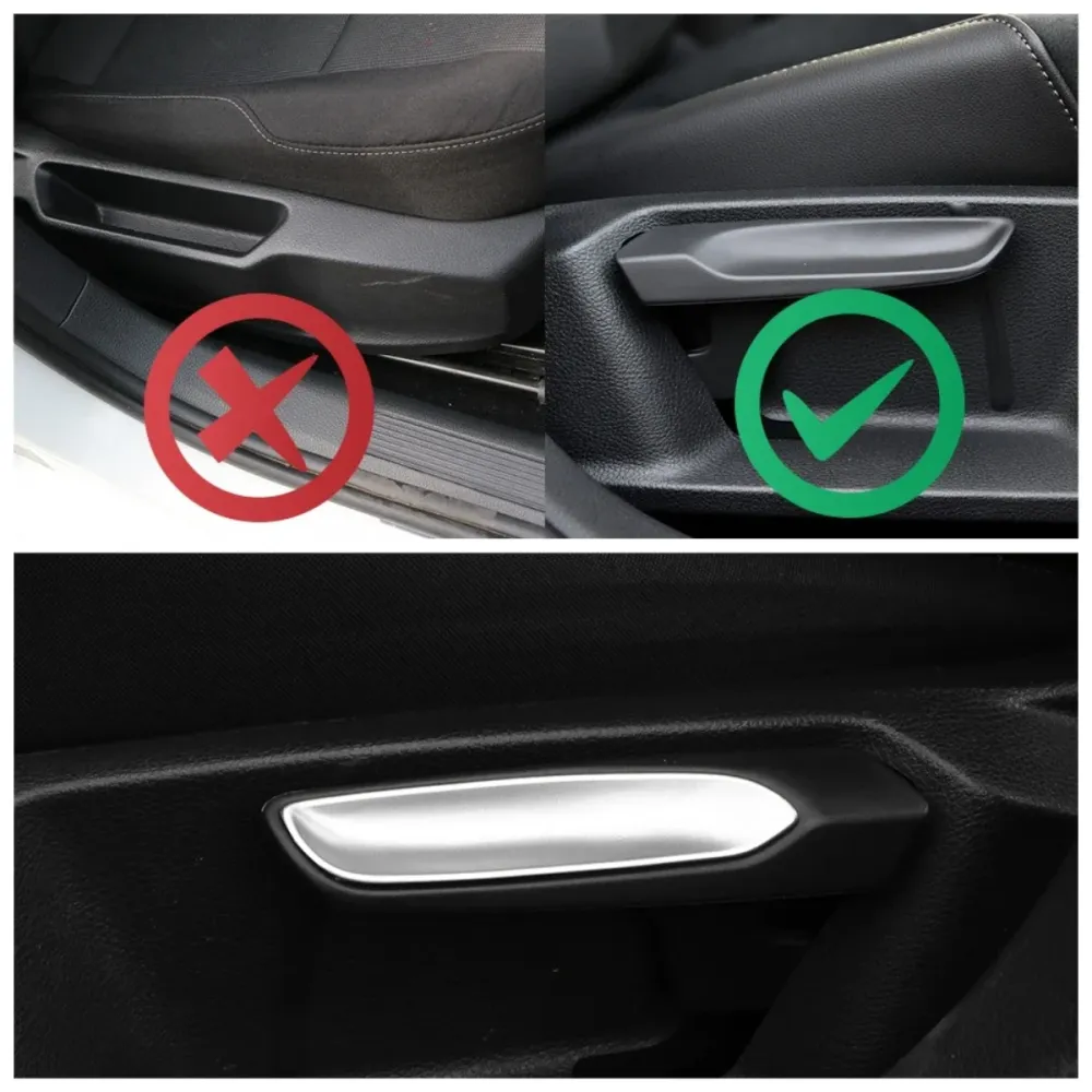Front Seat Adjustment Knob Cover ABS Trim Volkswagen Golf 7 MK7 Left Hand Drive