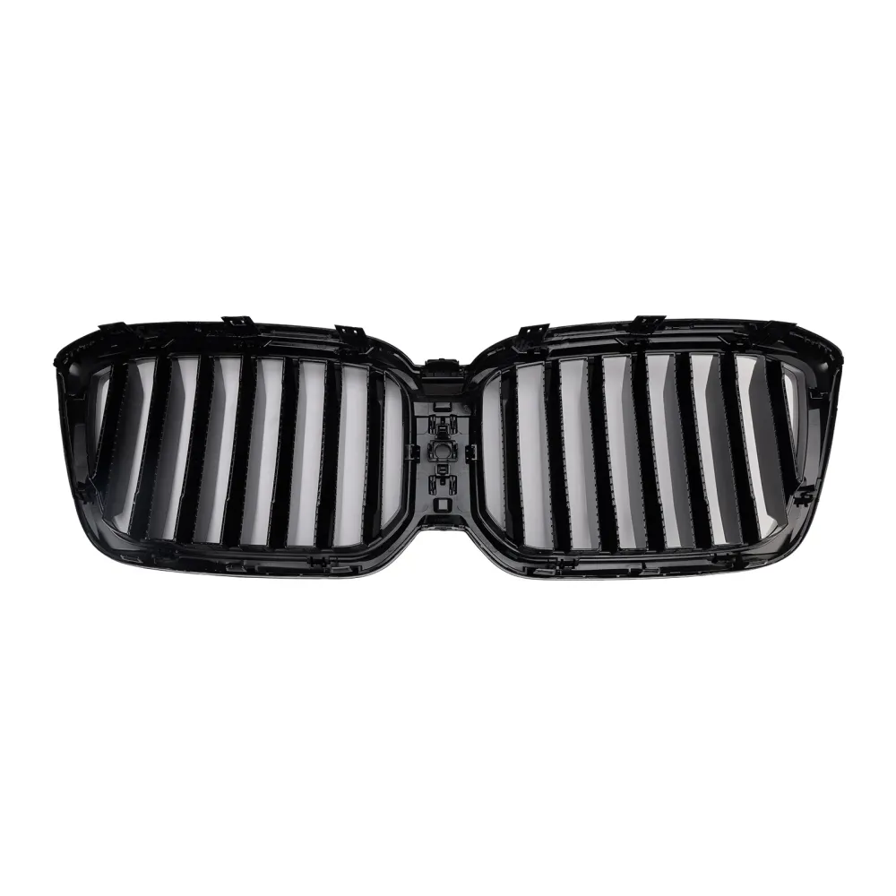 Front støtfanger nyregitter passform BMW x3 G01 x4 G02 2022-2025 blank svart