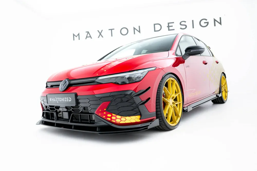 Frontfanger Vinger (Canards) VW Golf GTI CLubsport MK8 Facelift