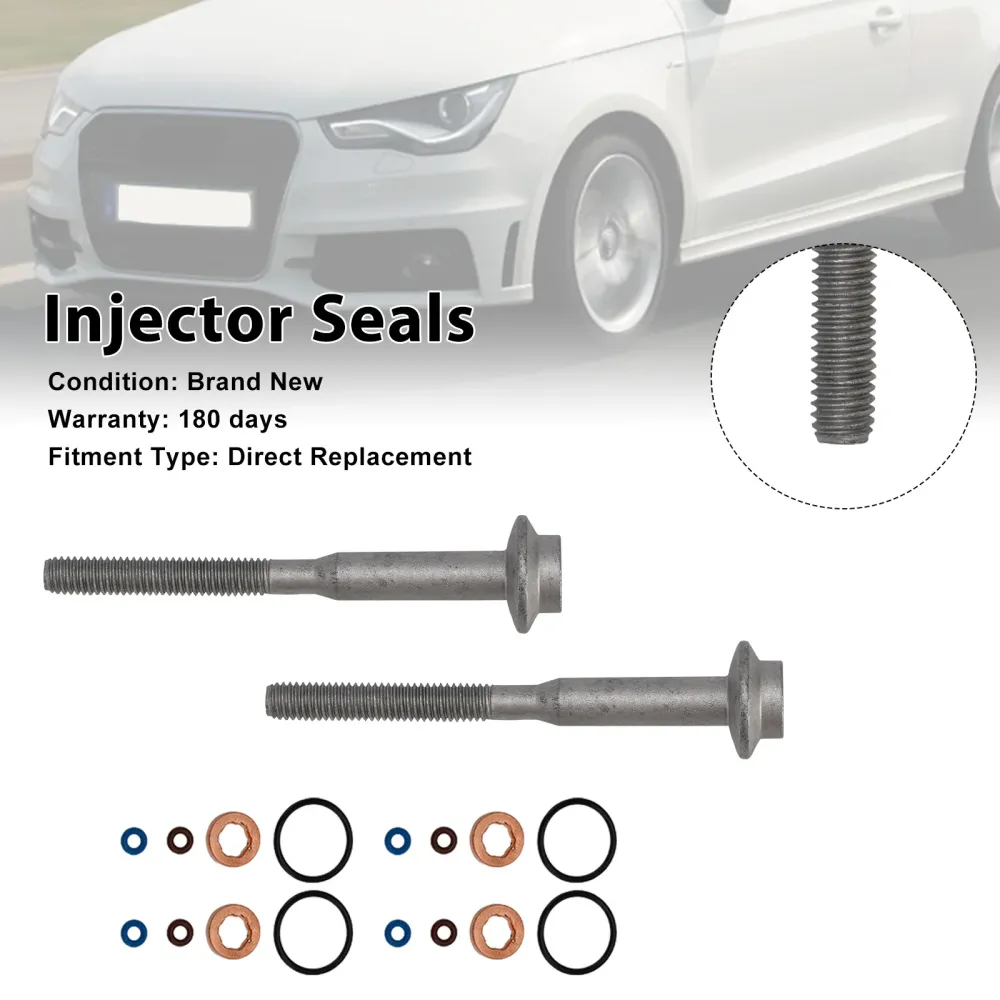 Fuel Injector Ring Washer Seal Bolt 03L130277B Fit VW Caddy 1.6TDI A2C59513554