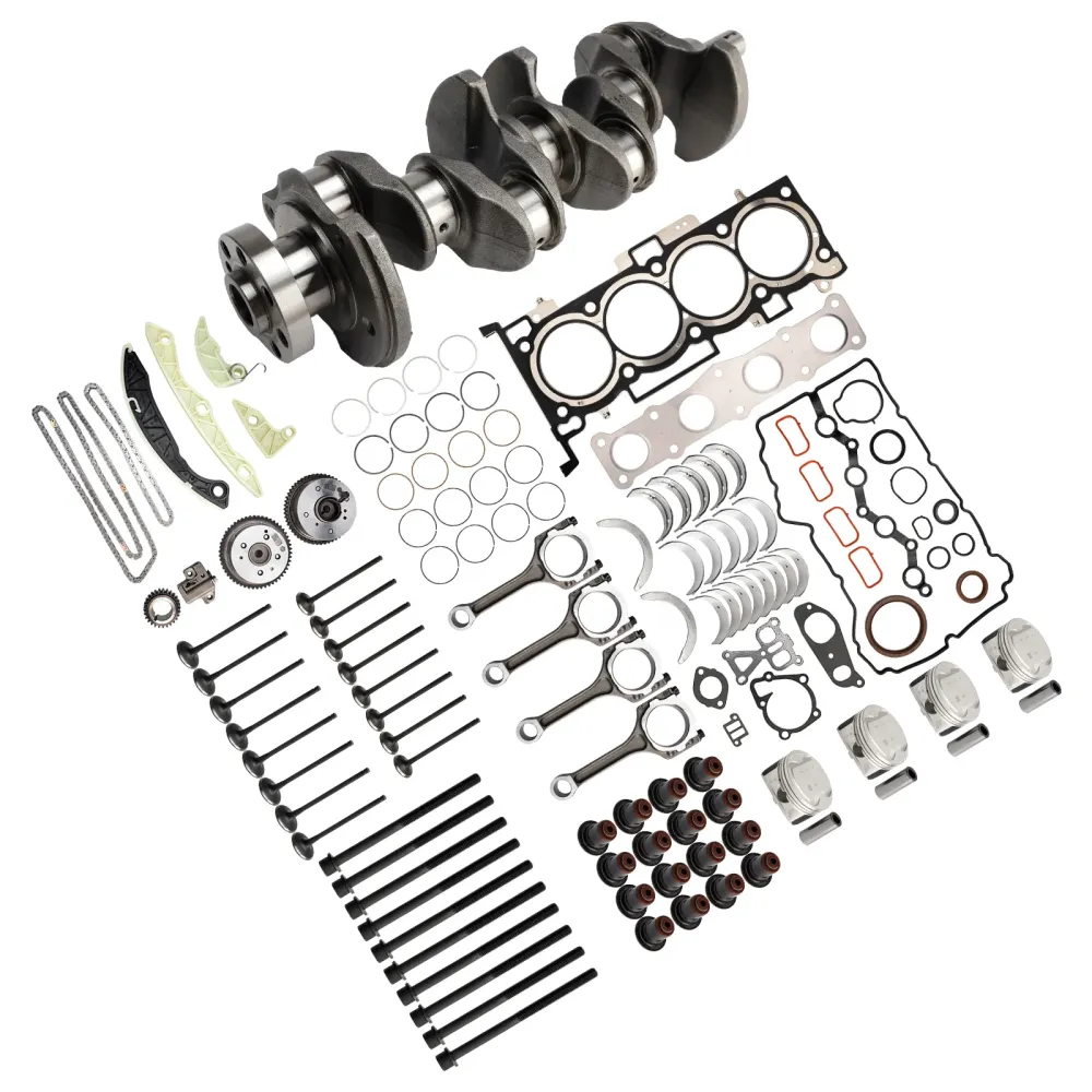G4KD 2.0L Motoroverhaling ombyggingssett veivaksel stenger timing kit hyundai kia