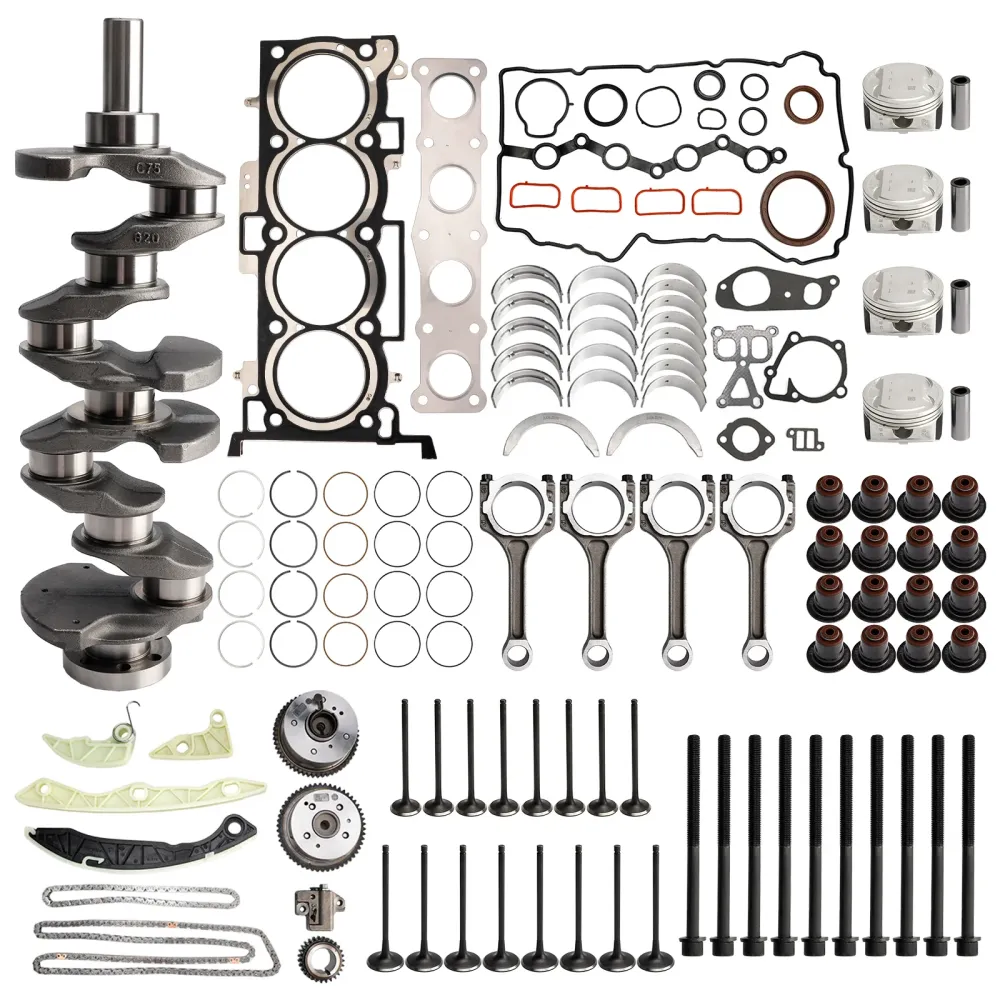 G4KD 2.0L Motoroverhaling ombyggingssett veivaksel stenger timing kit hyundai kia