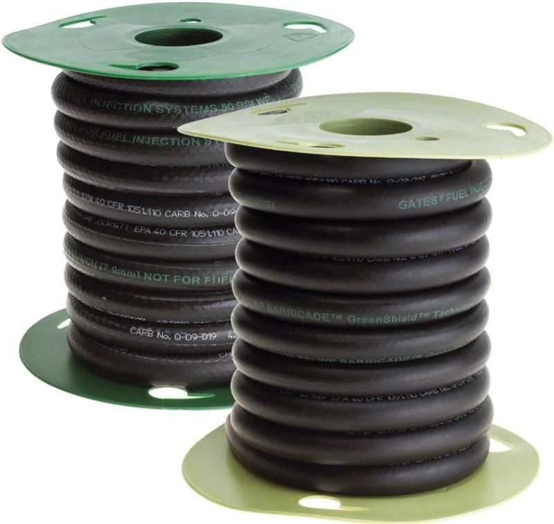 Gates 5/16in x 25ft (Reel) 225 PSI Barricade Fuel Injection Hose w/ GreenShield Technology
