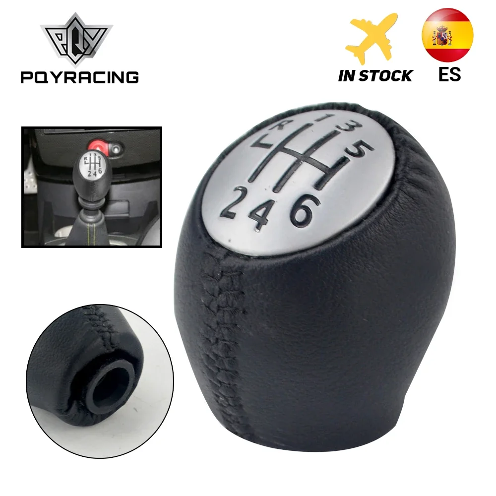 Gear Shift Knob Leather 6-Speed Renault Megane Scenic Laguna Espace Master, Compatible Opel and Vauxhall
