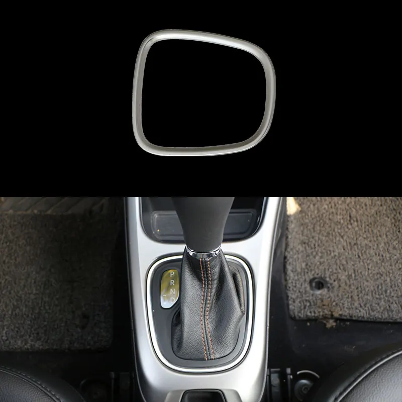 Gear Shift Panel Protective Trim Center Console Molding Cover ABS Jeep Compass