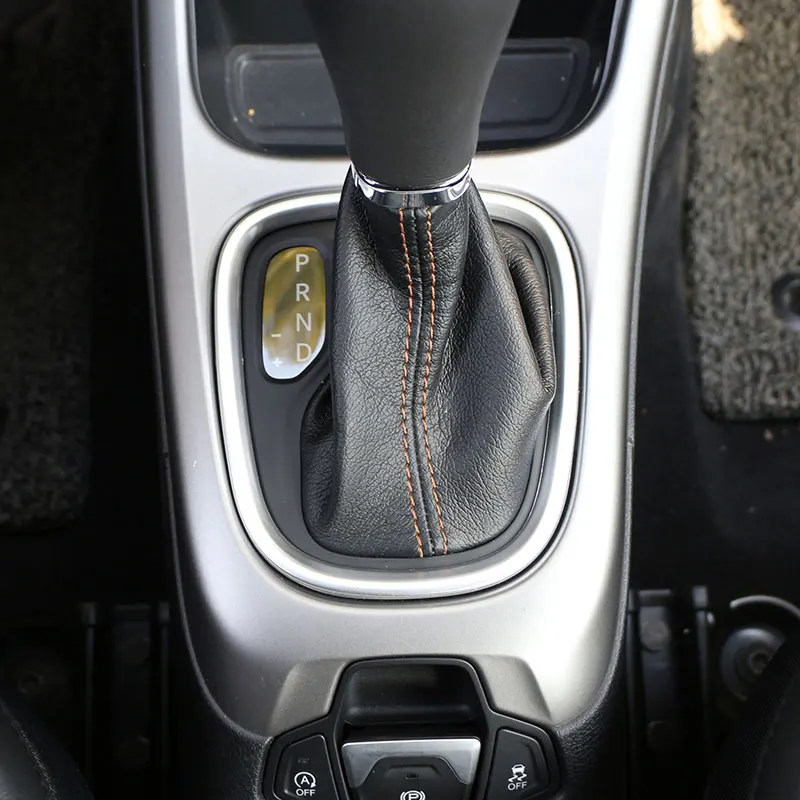 Gear Shift Panel Protective Trim Center Console Molding Cover ABS Jeep Compass