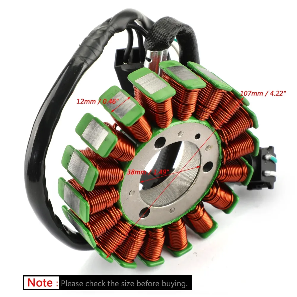 Generator Stator Coil 18 Poles Kawasaki EX300 EX250 Ninja 13-17 ER250 ER300 Generisk