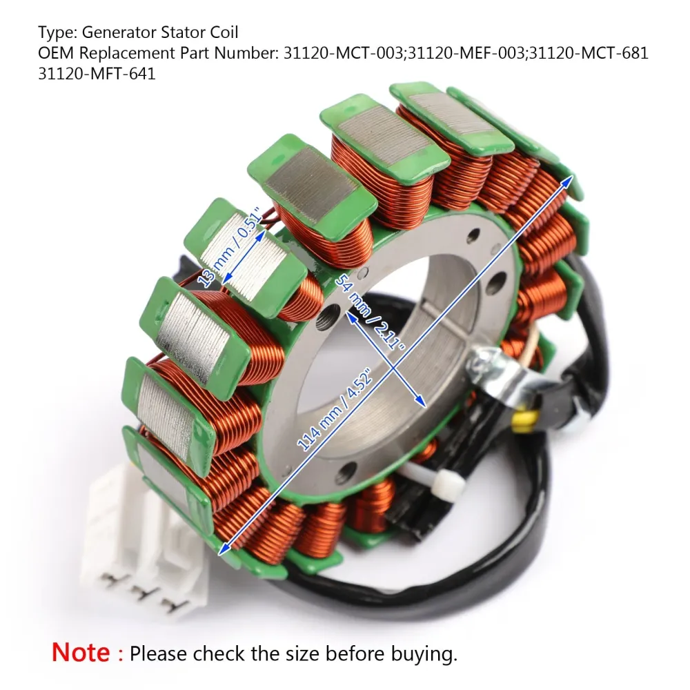 Generator Stator Coil-generator Fit Honda Silver Wing 400 600 2001-2013