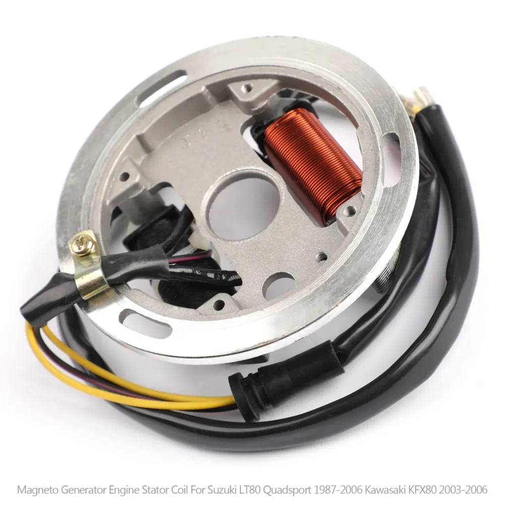 Generator Stator Coil-generator Fit Suzuki LT80 Quadsport KFX80 1987-2006 Generisk