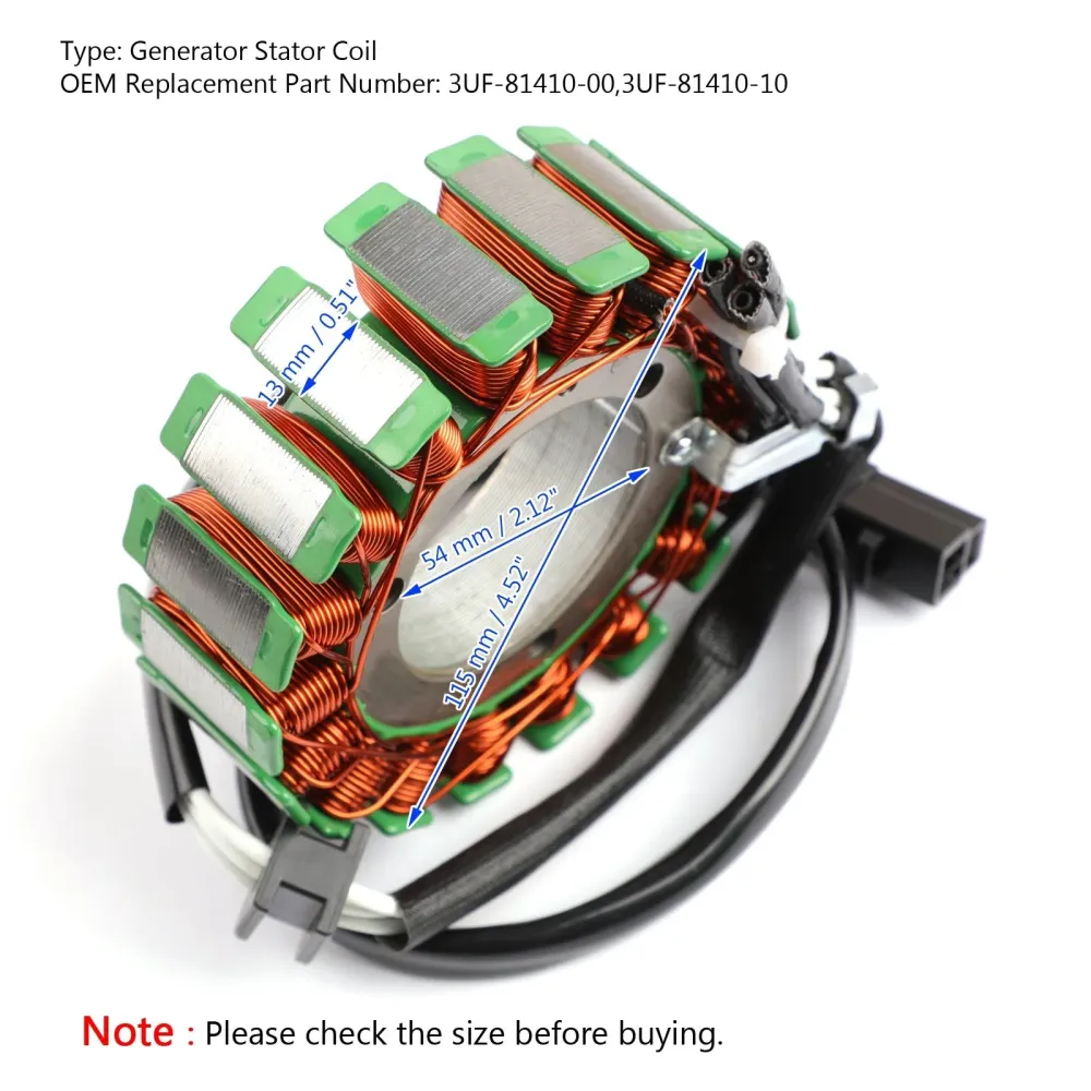 Generator Stator Coil-generator Fit Yamaha VMX12 V-MAX VMAX 1200 1990-2007