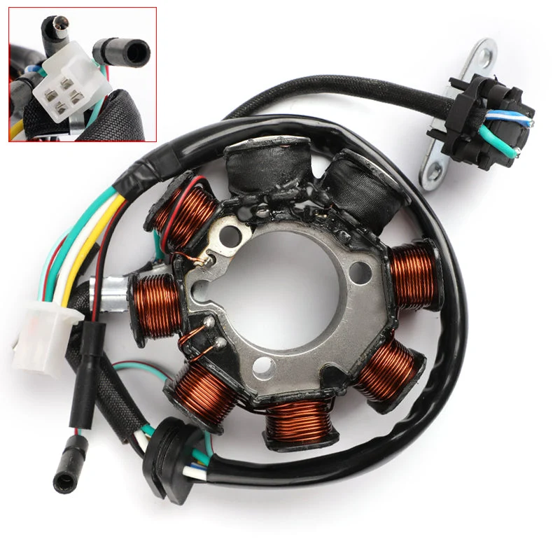 Generatorstator 12V 8 poler Honda CT110 Postie Bike 91-13 31120-459-921 Generisk