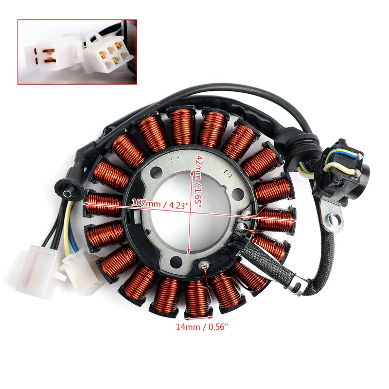 Generatorstator Honda CBR R CB F 250 300 2011 2012 2013-2019 31120-KYJ-901 Generisk