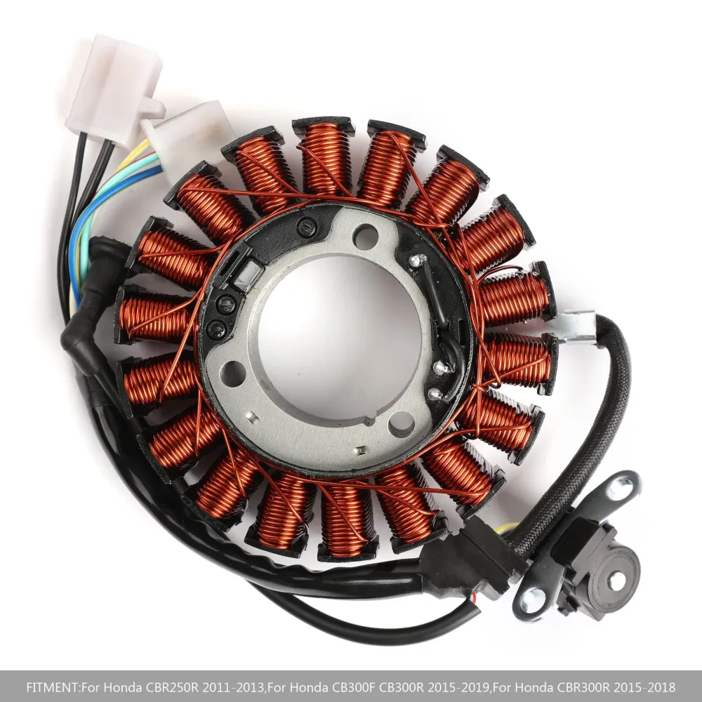 Generatorstator Honda CBR R CB F 250 300 2011 2012 2013-2019 31120-KYJ-901 Generisk