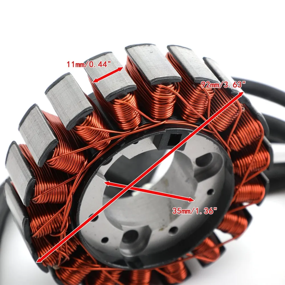 Generatorstator Honda VT125 Shadow 99-07 XL125V XLV125 Varadero JC32 01-06 generisk