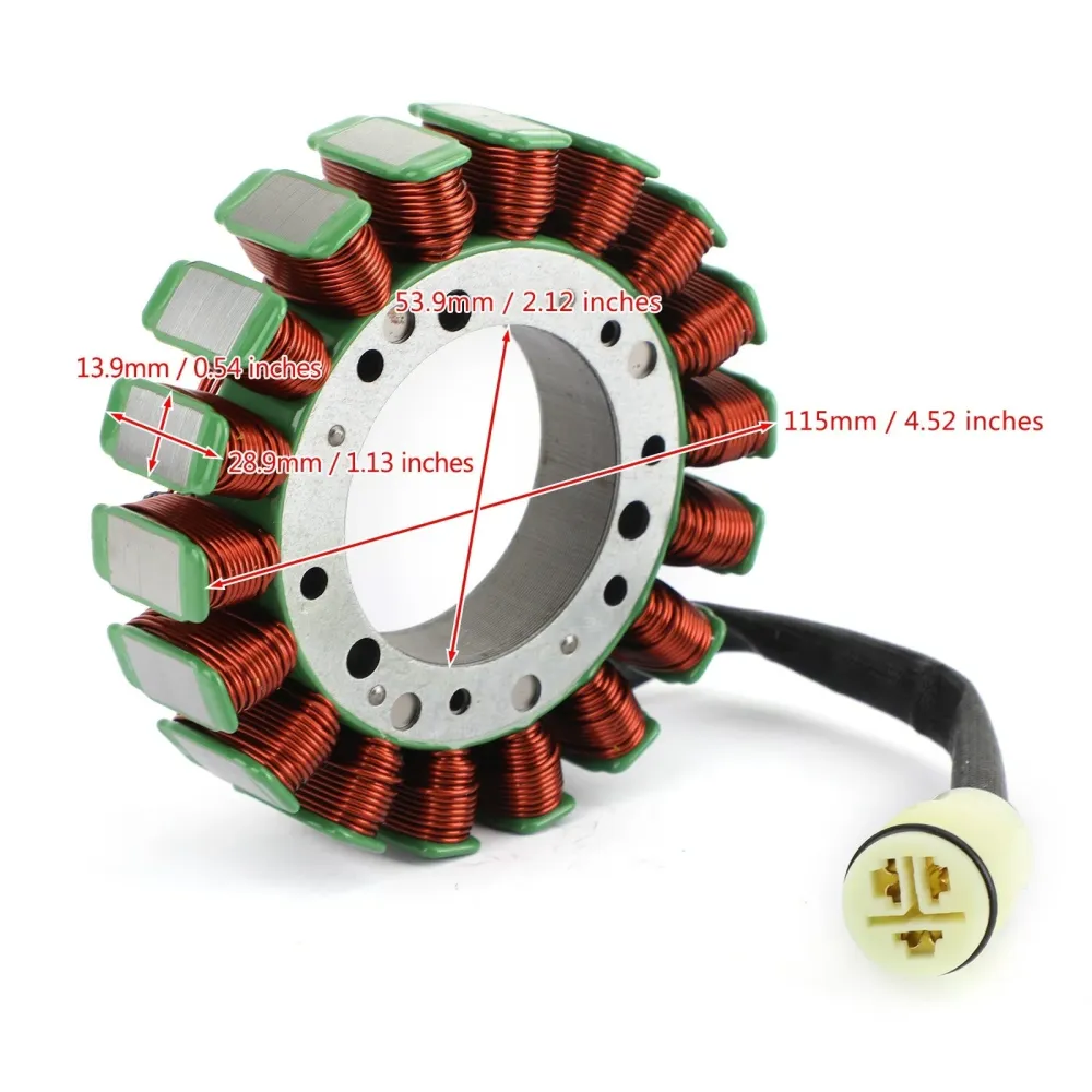 Generatorstator passer Honda BF75 75hk BF90 90hk 4-takts påhengsmotor 1997-2006 generisk
