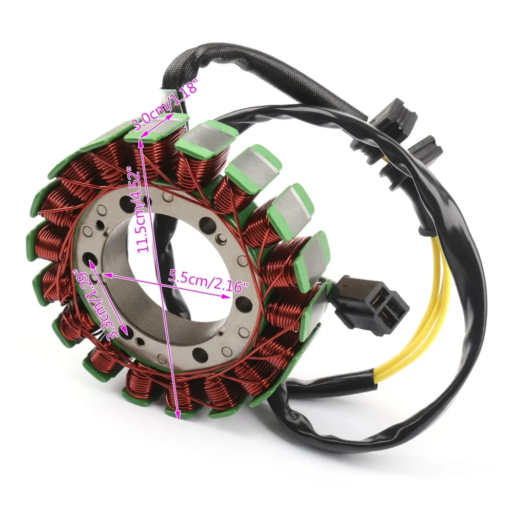 Generatorstatorspole Honda NTV650 Revere RC33 (88-98) NT650 Hawk GT (88-91) generisk