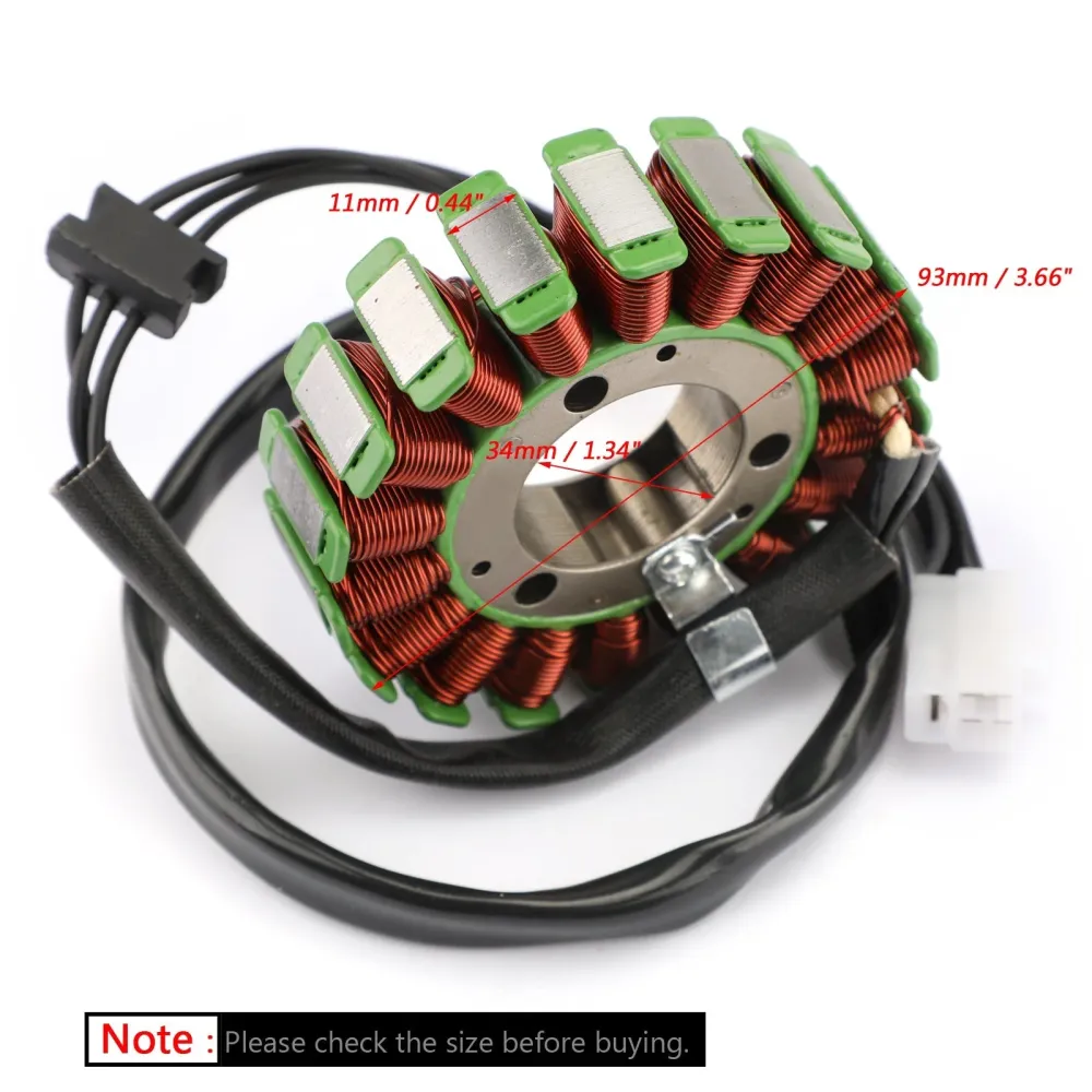 Generatorstatorspole Kawasaki ZXR400R ZX400 ZXR400 ZR400 89-99 21003-1211 generisk