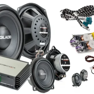 GLADEN SoundUP BMW Base, frontsett og forsterker