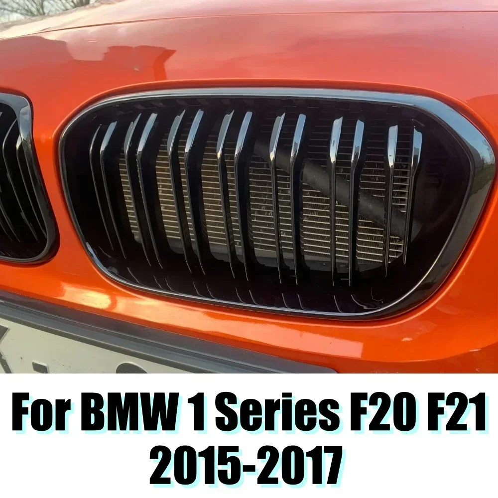 Grille BMW 1 Series F20 F21 Racing Front Kidney Glossy Black ABS Direct Fit Replacement