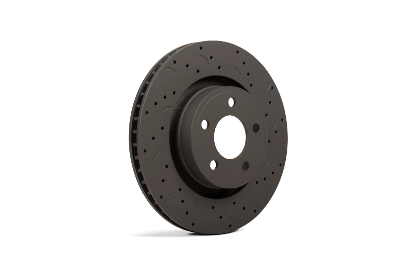 Hawk Talon 2006 Dodge Ram 1500 Extended Crew Cab Pickup Drilled and Slotted Rear Brake Rotor Set