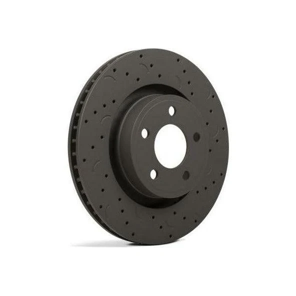 Hawk Talon 2013 Ford Mustang Base Drilled and Slotted Rear Brake Rotor Set
