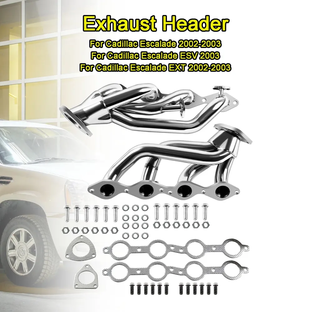 Header manifold eksos fit chevy silverado 1500hd 2001-2003 fit GMC Sierra 1500