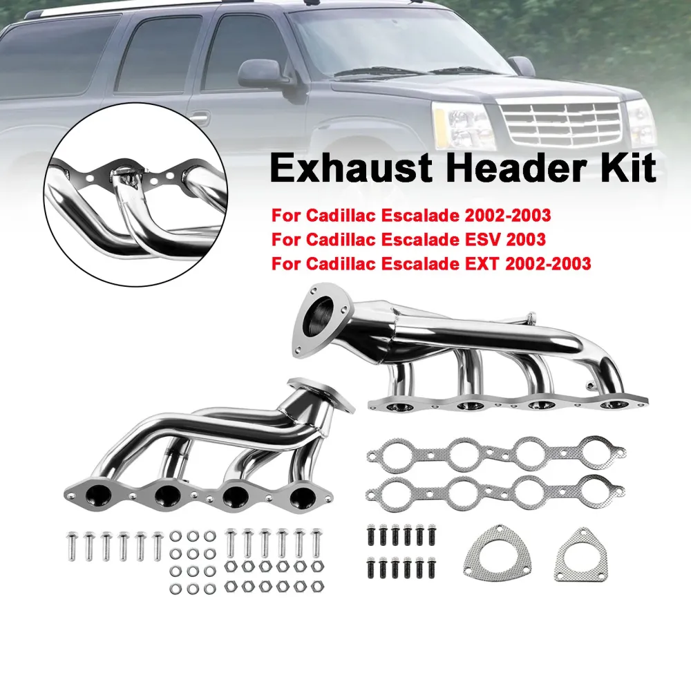 Header manifold eksos fit chevy silverado 1500hd 2001-2003 fit GMC Sierra 1500