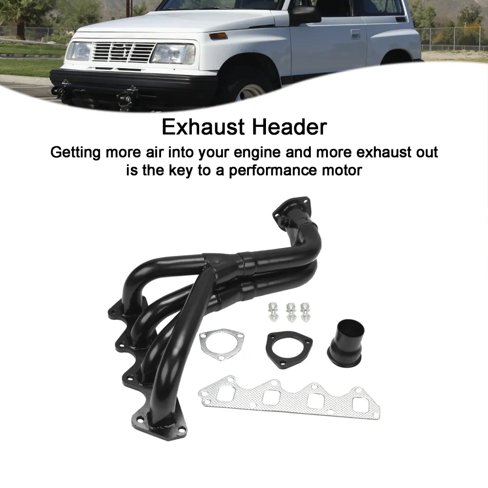 Header manifold eksos passform suzuki samurai sidekick 1.3L 1.6L Fit Geo Tracker