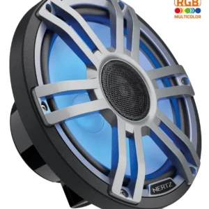 Hertz HMX8SLDG 8" koaxial 2-v grå LED