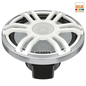 Hertz HMX8SLDSW 8" koaxial 2-v hvit LED