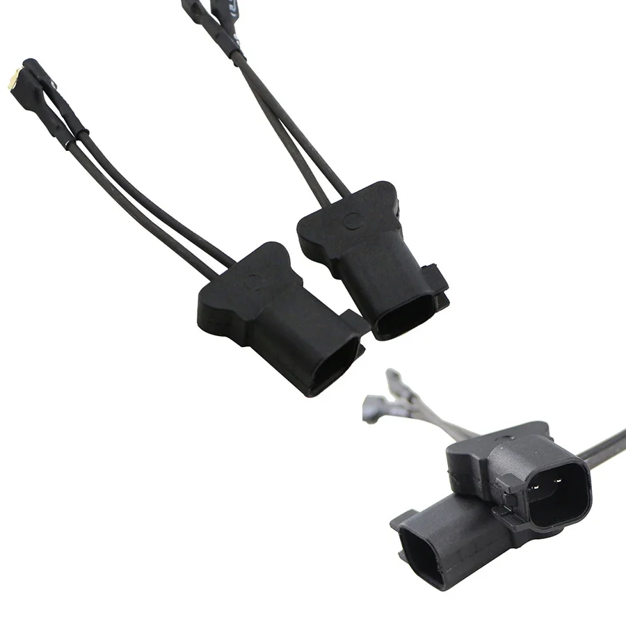 Horn Wire Socket Connector Ford Focus ABS Metal Construction 2 Pieces Durable Wiring Accessory