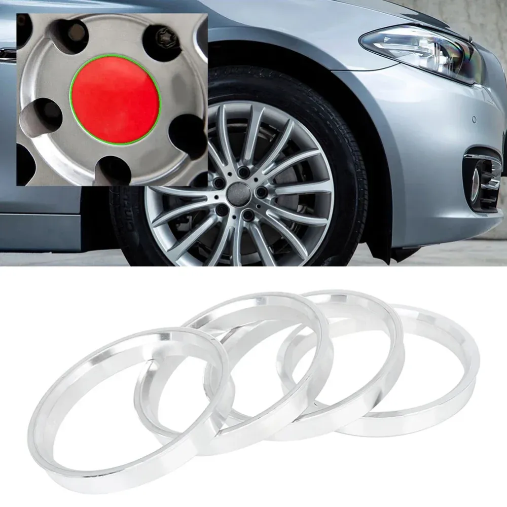 Hub Centric Rings BMW 72.6mm to 74.1mm Aluminum Precise Wheel Alignment and Reduced Vibration
