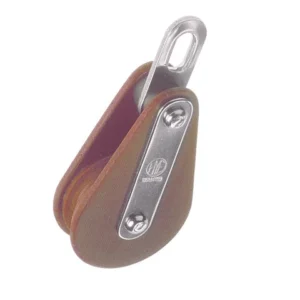 HYE, Tufnol Wireblok med Ståltovstrisse og Øje, 1 daN – Størrelse: 7mm