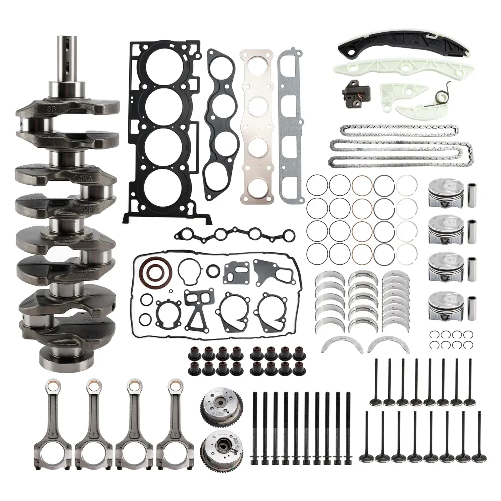 Hyundai Kia G4KF 2.0T motor ombyggingssett veivaksel con stenger timing 231112g430 234102g400 (kopi)