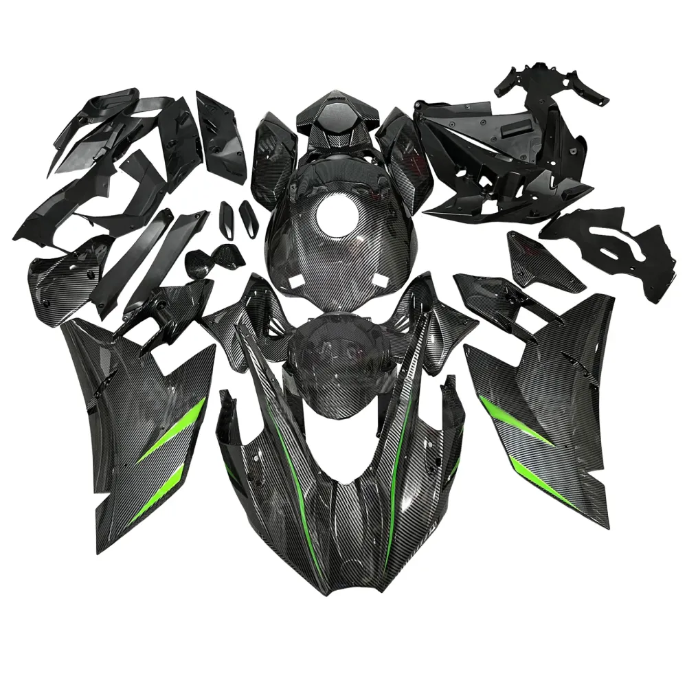 Injeksjon Fairing Kit Bodywork Abs Fit Kawasaki Ninja H2 2015-2022