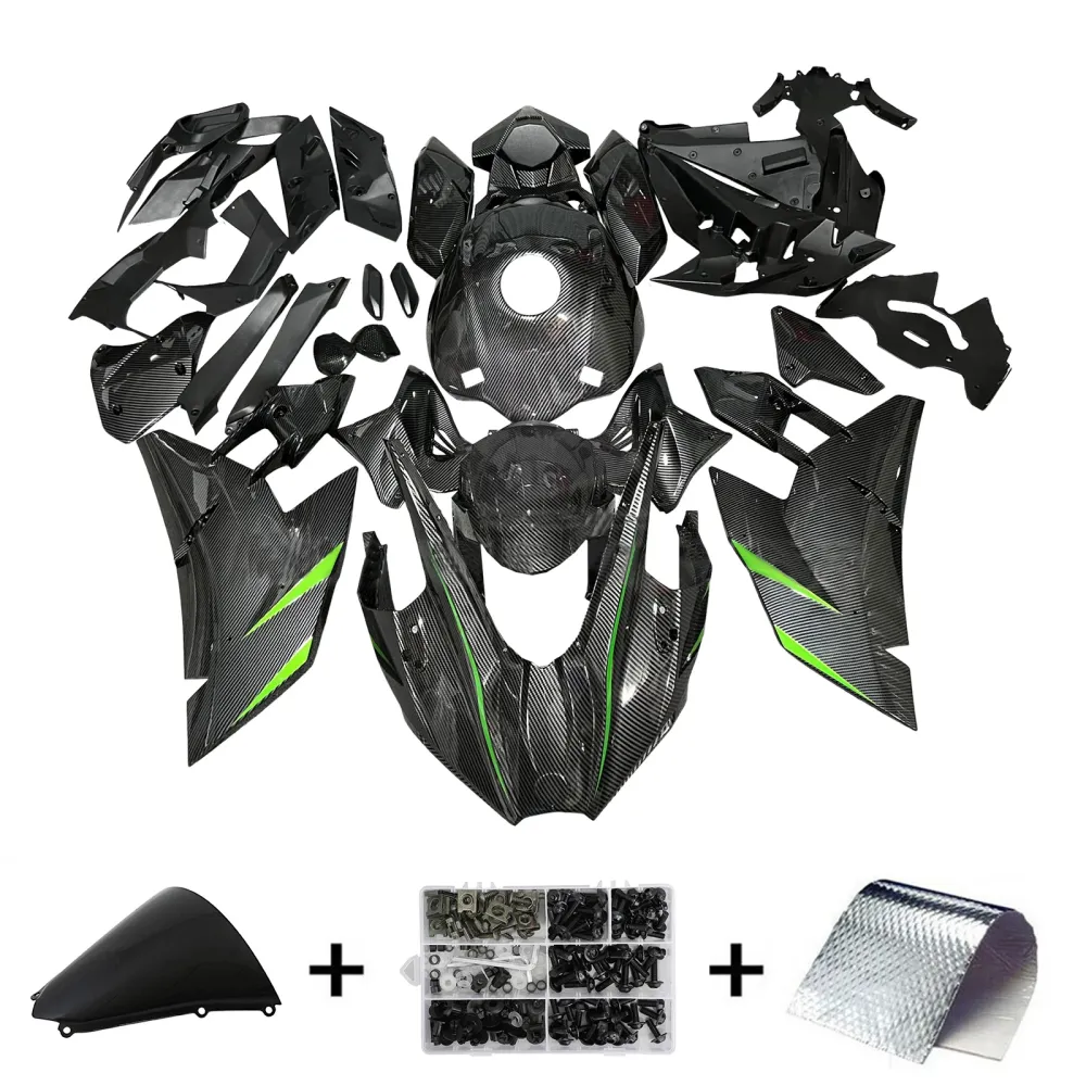 Injeksjon Fairing Kit Bodywork Abs Fit Kawasaki Ninja H2 2015-2022