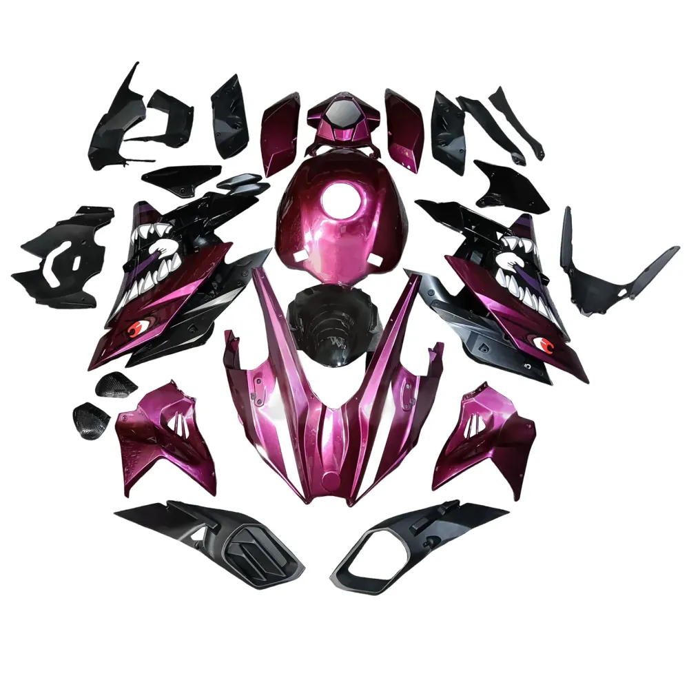 Injeksjon Fairing Kit Bodywork Abs Fit Kawasaki Ninja H2 2015-2022