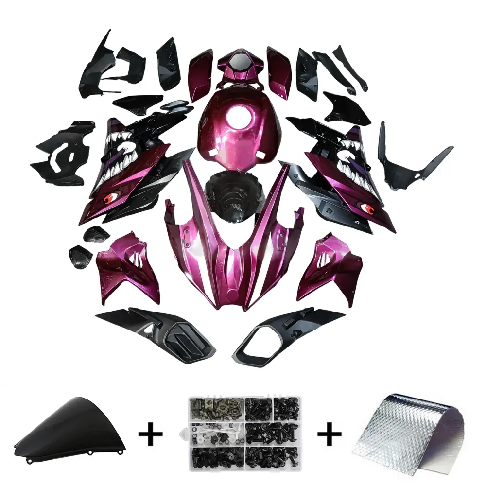 Injeksjon Fairing Kit Bodywork Abs Fit Kawasaki Ninja H2 2015-2022