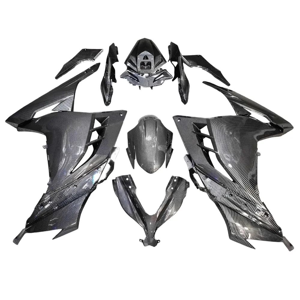 Injeksjon Fairing Kit Bodywork Plast Abs Fit Kawasaki Ex300 Ninja 300 2013-2024