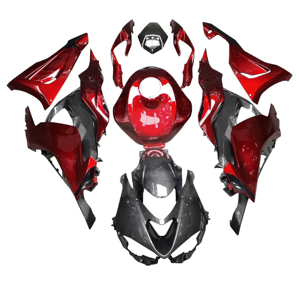 Injeksjon Fairing Kit Bodywork Plast Abs Fit Kawasaki ZX-6R 2024-2025