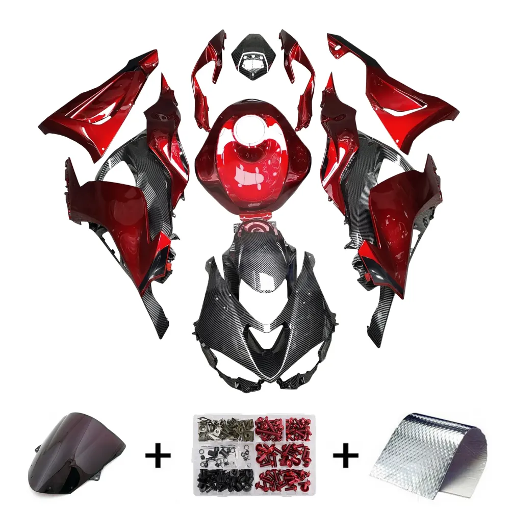 Injeksjon Fairing Kit Bodywork Plast Abs Fit Kawasaki ZX-6R 2024-2025
