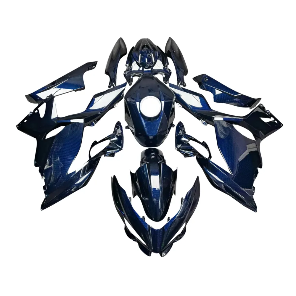 Injeksjon Fairing Kit Bodywork Plast Abs Fit Kawasaki Ex400 Ninja400 2018-2024