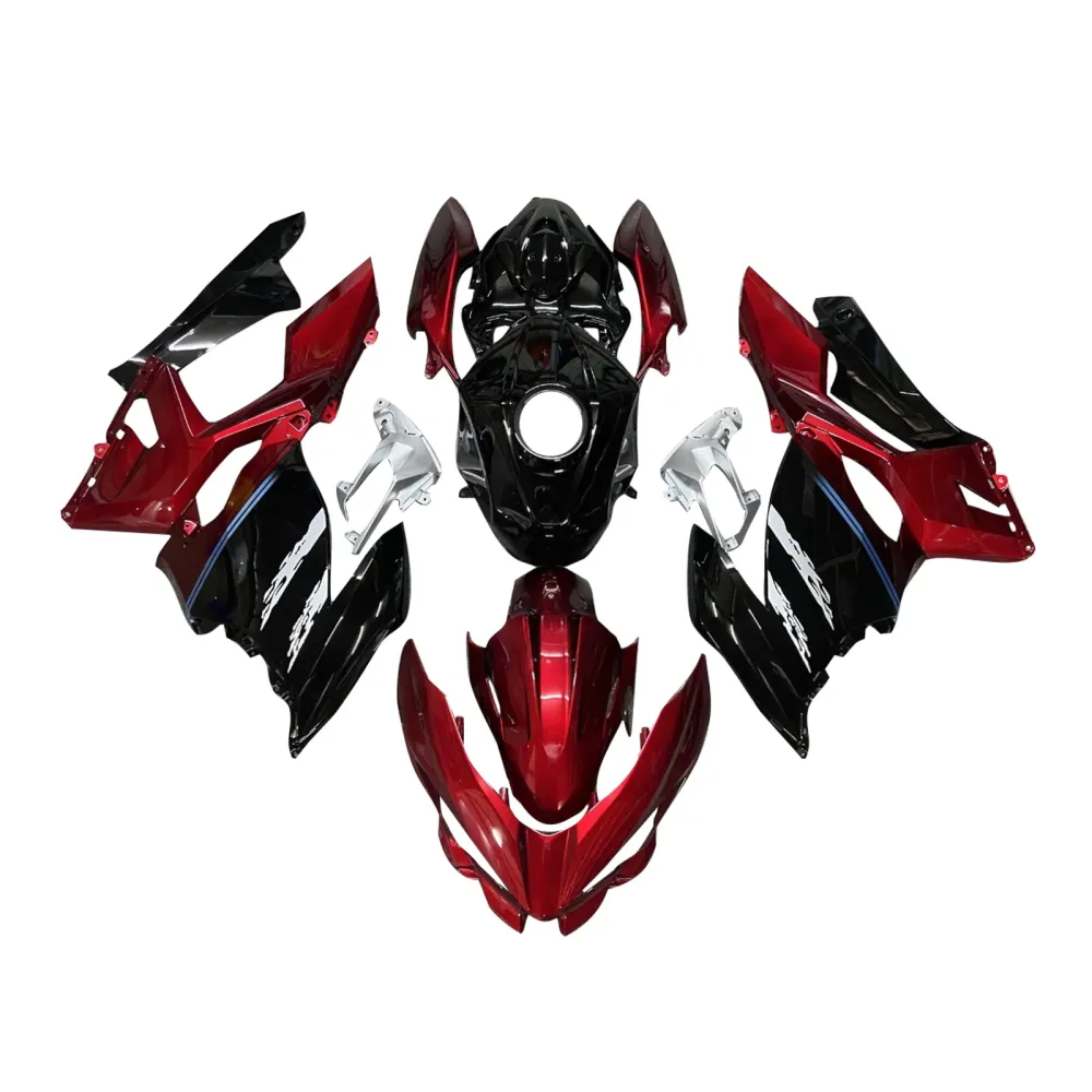 Injeksjon Fairing Kit Bodywork Plast Abs Fit Kawasaki Ex400 Ninja400 2018-2024