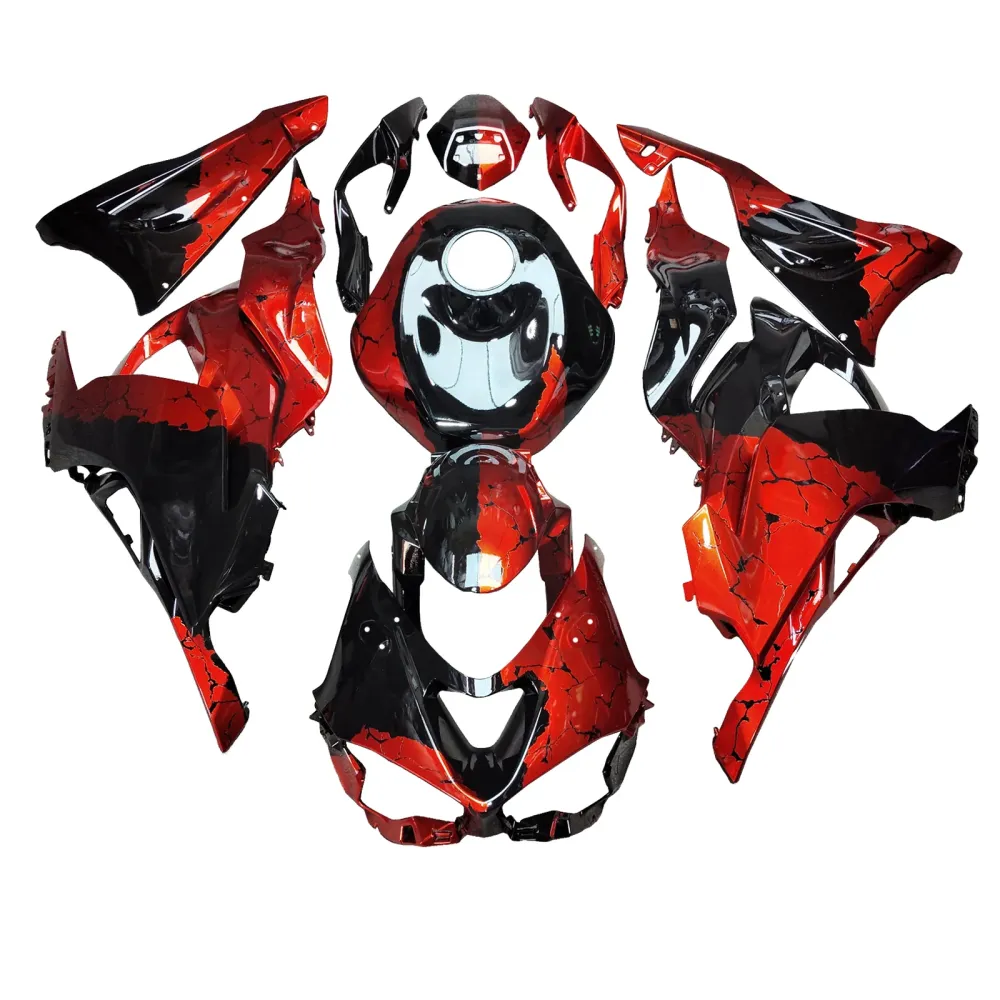 Injeksjon Fairing Kit Bodywork Plast Abs Fit Kawasaki ZX-6R 2024-2025